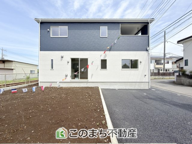CRADLEGARDEN真岡市台町第9の庭|大きなお庭でご家族や友人を招いてＢＢＱもできますね！お子様の水遊びにもぴったりです☆