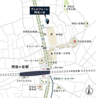 【地図】 | ヴェルフォーレ阿佐ヶ谷 