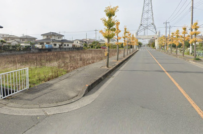 【前面道路含む現地写真】 | 鴻巣市明用　第一種住居地域　売地