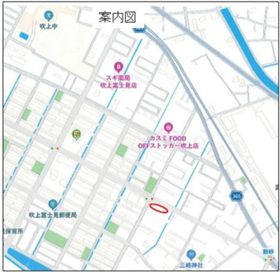 【地図】 | 鴻巣市明用　第一種住居地域　売地