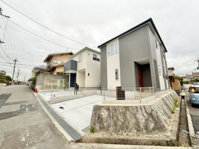 【前面道路含む現地写真】 | 大野台１丁目　新築分譲住宅　全２区画 | 【前面道路約６ｍ/約６．１ｍ】広々運転の苦手な方も安心ですね♪是非現地にてご確認ください！