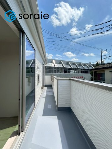 川越市安比奈新田　全1棟　新築戸建　ハートフルタウンのバルコニー|4/26　撮影