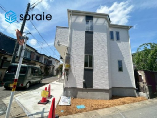 川越市安比奈新田　全1棟　新築戸建　ハートフルタウンの外観|4/26　撮影