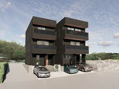 【外観パース】 | 安芸郡府中町鹿籠２丁目No.A