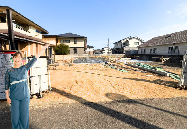 余戸中3丁目の新築のおうち①　松山市余戸中3丁目新築戸建