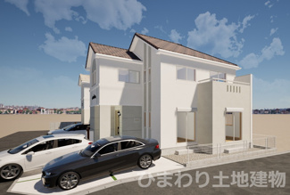 【外観】 | 中央区上溝  2号棟 12期 | イメージパース（完成時に現況と異なる場合は現況優先となります）