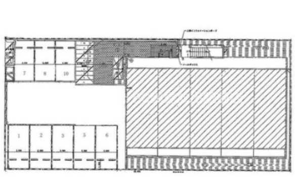 東大阪市長田西５丁目の賃貸マンションの区画図
