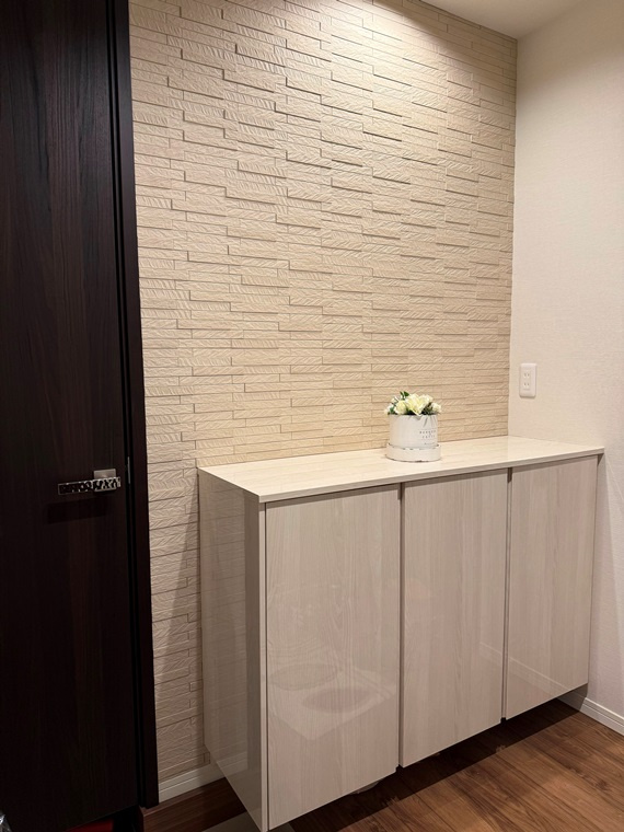 上鷺宮戸建の玄関