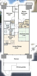 【間取り】 | プラウドシティ稲毛海岸レジデンスⅡ