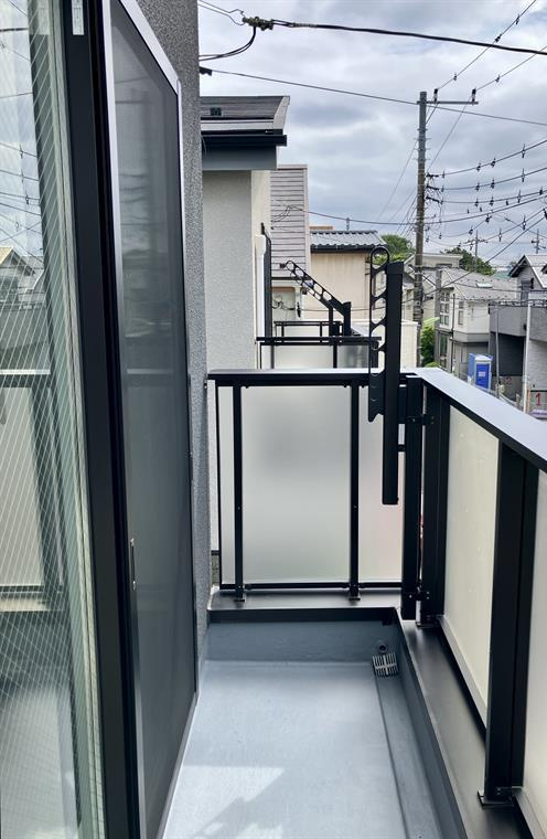 北烏山戸建のバルコニー