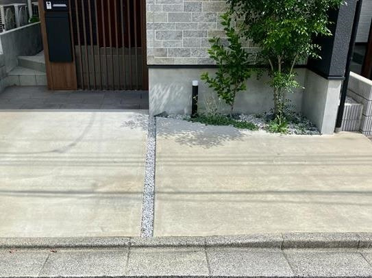 北烏山戸建の駐車場