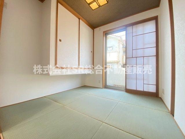 新庄1丁目中古戸建の和室|リビング横に和室があり客間として使用できます！