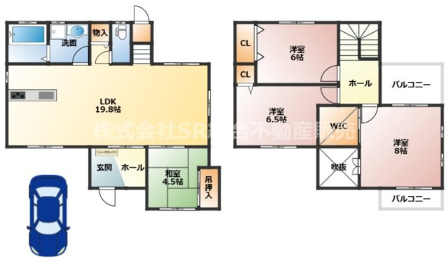 新庄1丁目中古戸建の間取り|2026年1月にリフォーム済みで大変キレイです☆