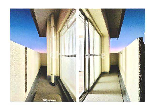 ニューハイツ中川のバルコニー|L字バルコニー