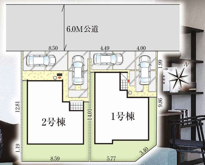 【間取り】 | さいたま市吉野町７期 | ２号棟3750万円（税込）