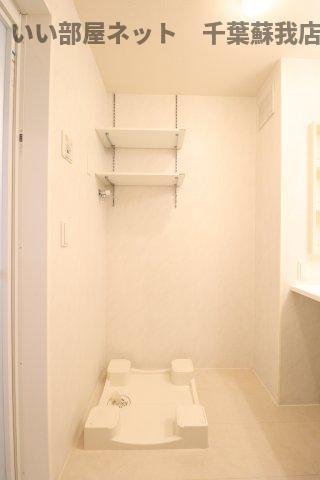 PARK HILLS MIYAKO Eの洗面所|室内洗濯機置場