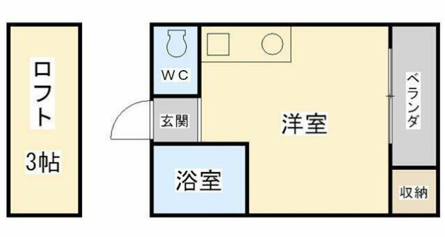 グリーンコーポの間取り|グリーンコーポ202の間取り