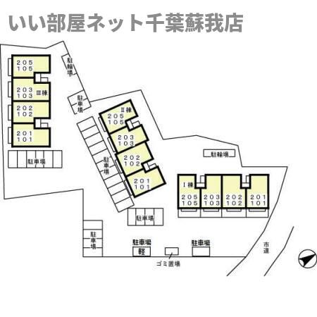 バニュルスⅡの区画図