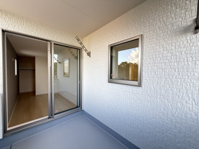 【バルコニー】 | うるま市田場（全4棟） | 4号棟　インナーバルコニー♪