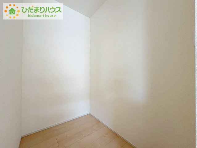 ひたちなか田彦10期　新築戸建　1号棟の収納|パントリー完備で散らかりがちなキッチン回りもラクラクお片付けできちゃいます！(*^-^*)