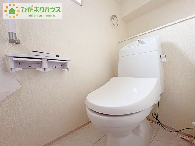 ひたちなか田彦10期　新築戸建　1号棟のトイレ|トイレは1F、2F共に完備！取り合いになることがありませんね(^^)/