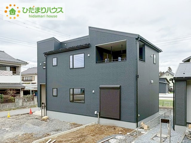 ひたちなか田彦10期　新築戸建　1号棟の外観|スタイリッシュな外観です(^^)/