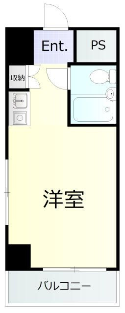 中銀ベル築地マンシオンの間取り