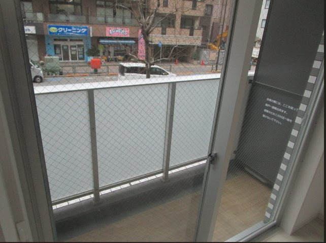 メインステージ新御徒町のバルコニー