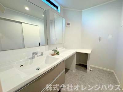 【脱衣所】 | 座間市南栗原三丁目　新築分譲住宅　全1棟 | 写真撮影【2026.1】