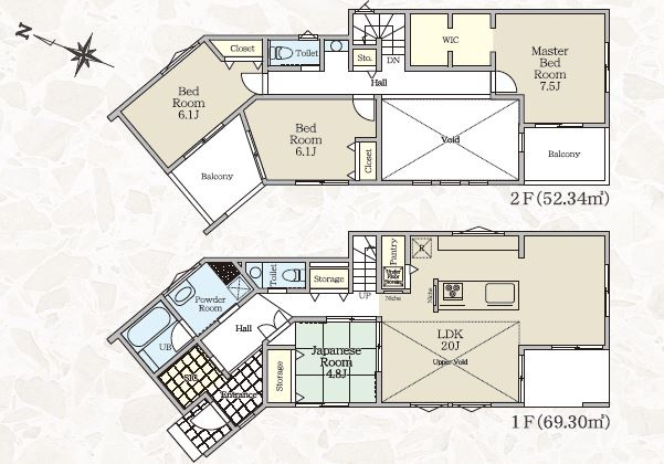 【間取り】 | 座間市南栗原三丁目　新築分譲住宅　全1棟