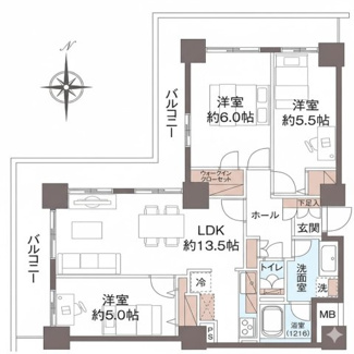 【間取り】 | リプレ川口一番街１号棟