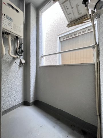 メモリアルタウンC棟のバルコニー