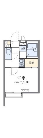 レオパレスきのした荘の間取り
