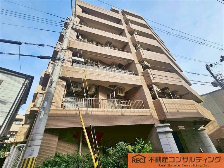 ファミリーハイツ御影の外観|安心のオートロック付きマンション！