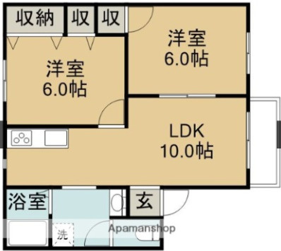 風らんの間取り