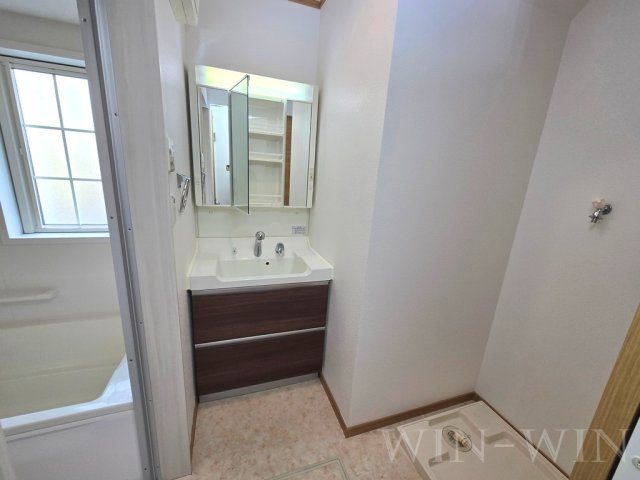 サウシア Aの洗面所