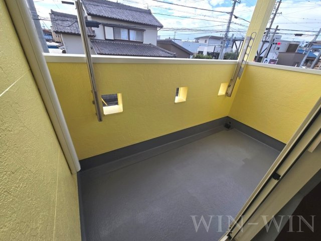 サウシア Aのバルコニー