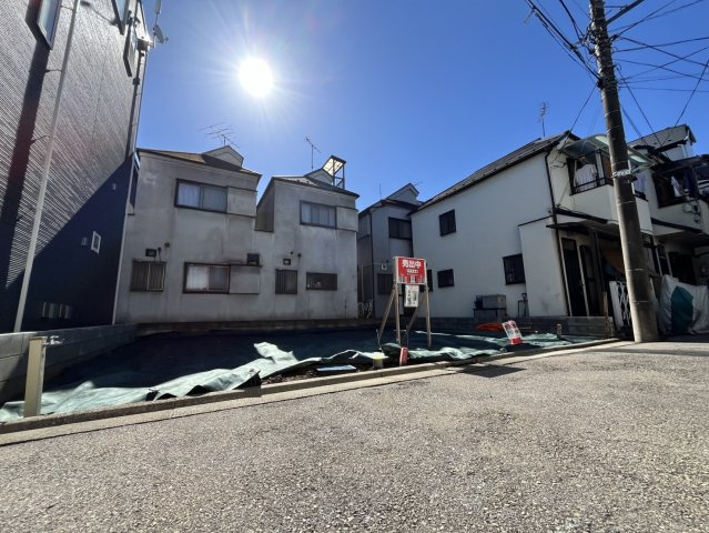 【成約済】北区赤羽三丁目　建築条件なし所有権土地の外観
