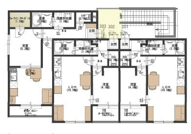 【成約済】蕨市中央五丁目　所有権土地の地図