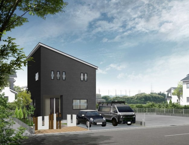 【成約済】蕨市中央五丁目　所有権土地の外観パース