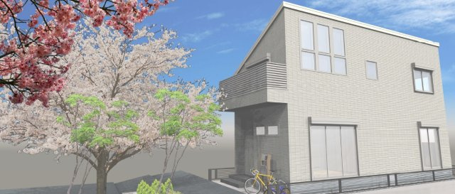 【成約済】北区西が丘１丁目　所有権土地の外観パース