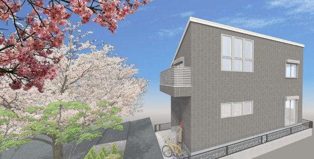 【成約済】北区西が丘１丁目　所有権土地の外観パース