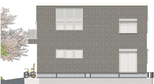 【成約済】北区西が丘１丁目　所有権土地の外観パース
