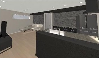 【成約済】北区上十条２丁目　所有権土地の外観パース