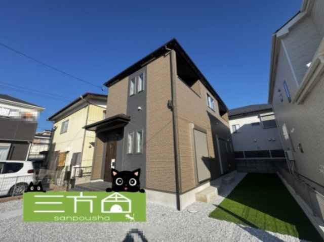 新築　前橋市広瀬町3丁目　Heartful　Town　A号棟の外観|現地写真　完成しました！物件のご内覧等、お気軽にお問合せください♪　							
　							
