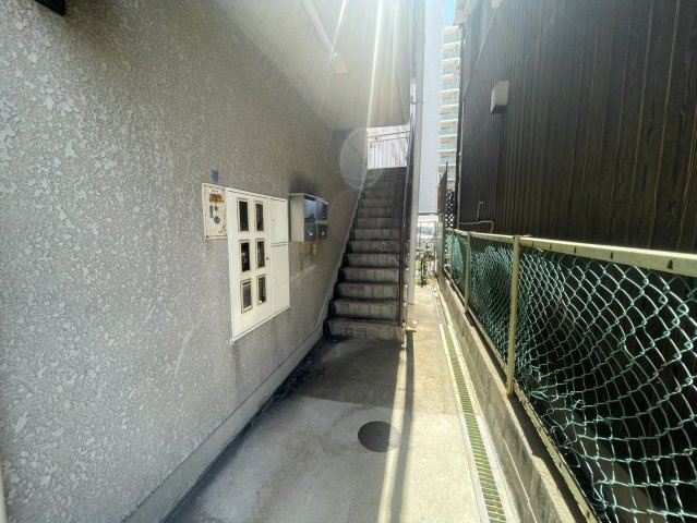 川元ビルのバルコニー
