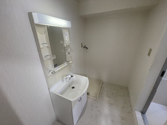 川元ビルの独立洗面台