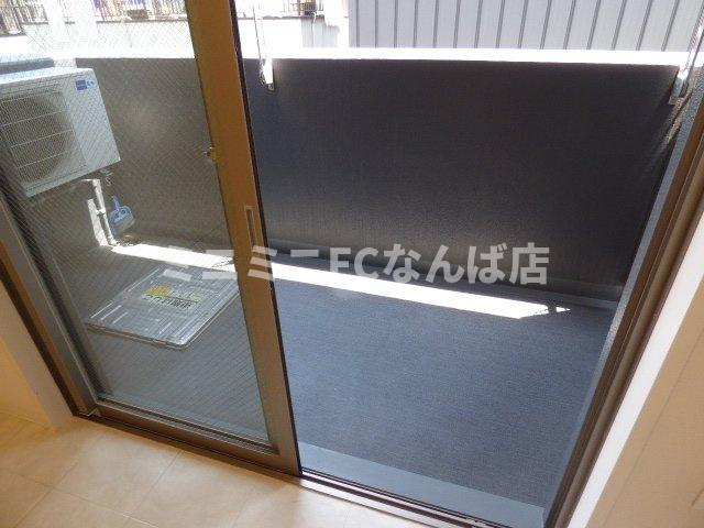 グランルージュ谷町六丁目のバルコニー