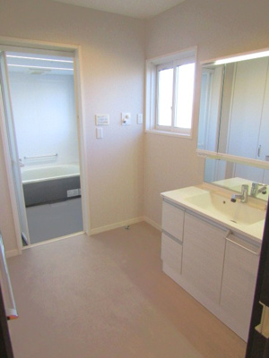 【独立洗面台】 | 【セキスイハウス施工】石和町唐柏 | 使いやすい独立洗面台です