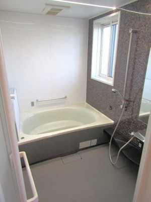 【浴室】 | 【セキスイハウス施工】石和町唐柏 | お風呂で日々の疲れを落としましょう